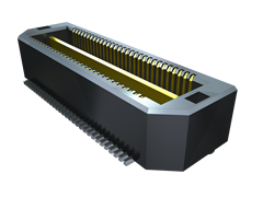 Samtec QTH Series Straight Surface PCB Header, 60 Contact(s), 0.5 mm Pitch, 2 Row, Shrouded