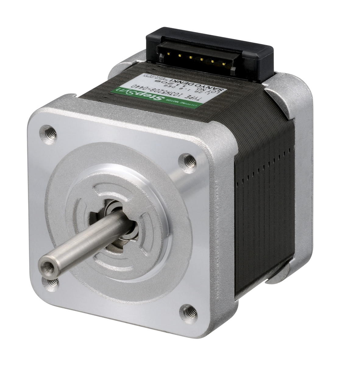 Sanyo Denki 103H5 Series Hybrid, Double Shaft Stepper Motor, 0.30Nm Torque, 24 V, 1.8°, 42 x 42mm Frame, 5mm Shaft