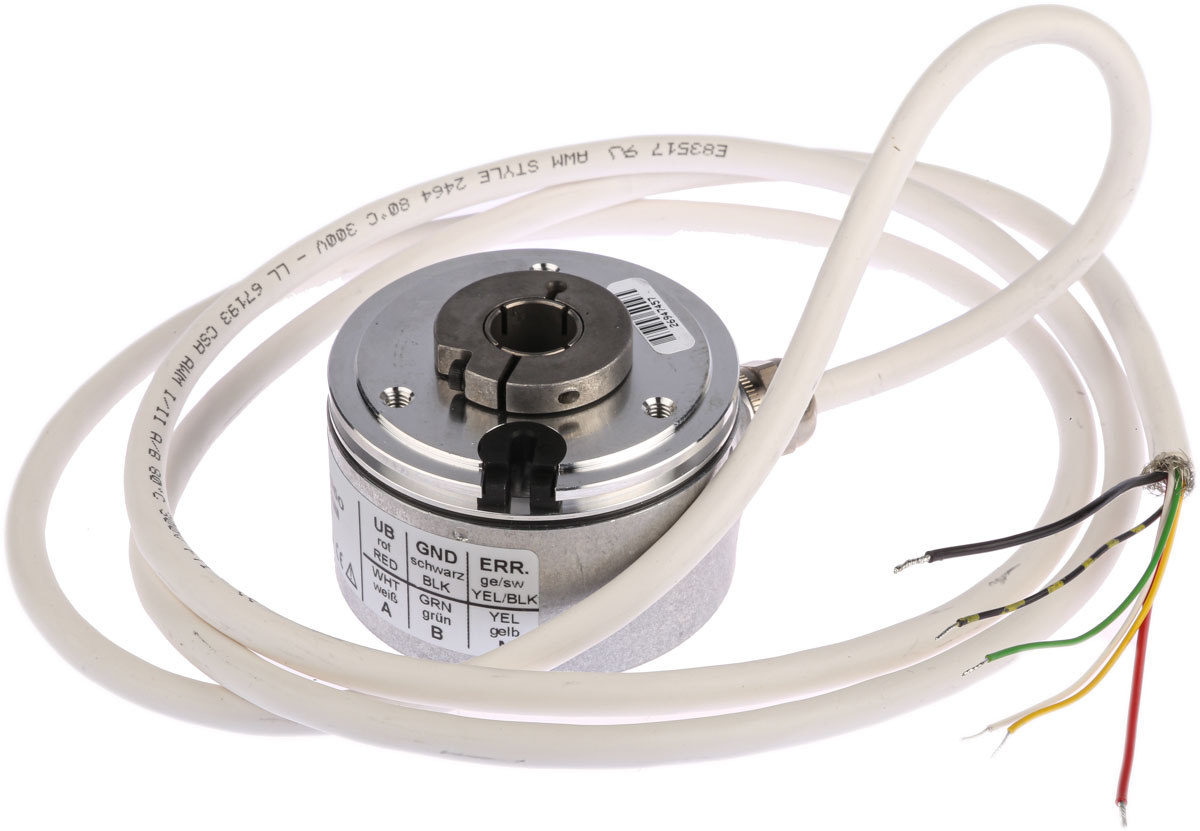 Hengstler RI58-D Series Incremental Incremental Encoder, 1024 ppr, Push Pull Signal, Hollow Type, 12mm Shaft