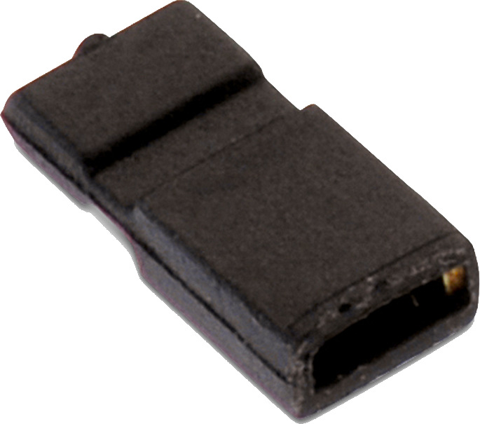 Wurth Elektronik, WR-PHD Jumper Female Straight Black Jumper 1 Way 1 Row 1.27mm Pitch