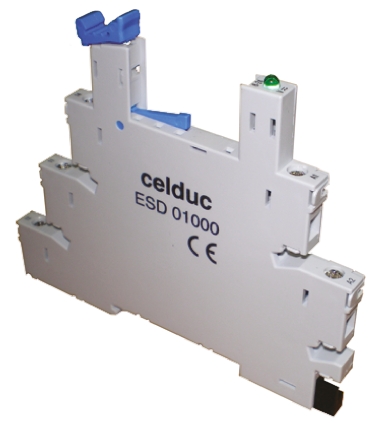 Celduc Accessories DIN Rail Relay Socket, for use with SLA Series, SLD Series