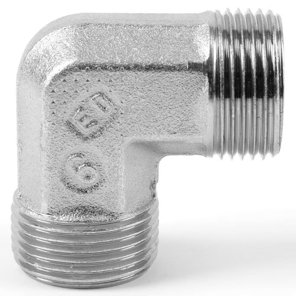 Parker Hydraulic Elbow Compression Tube Fitting 24° Cone Male to 24° Cone Male, W38SCFX