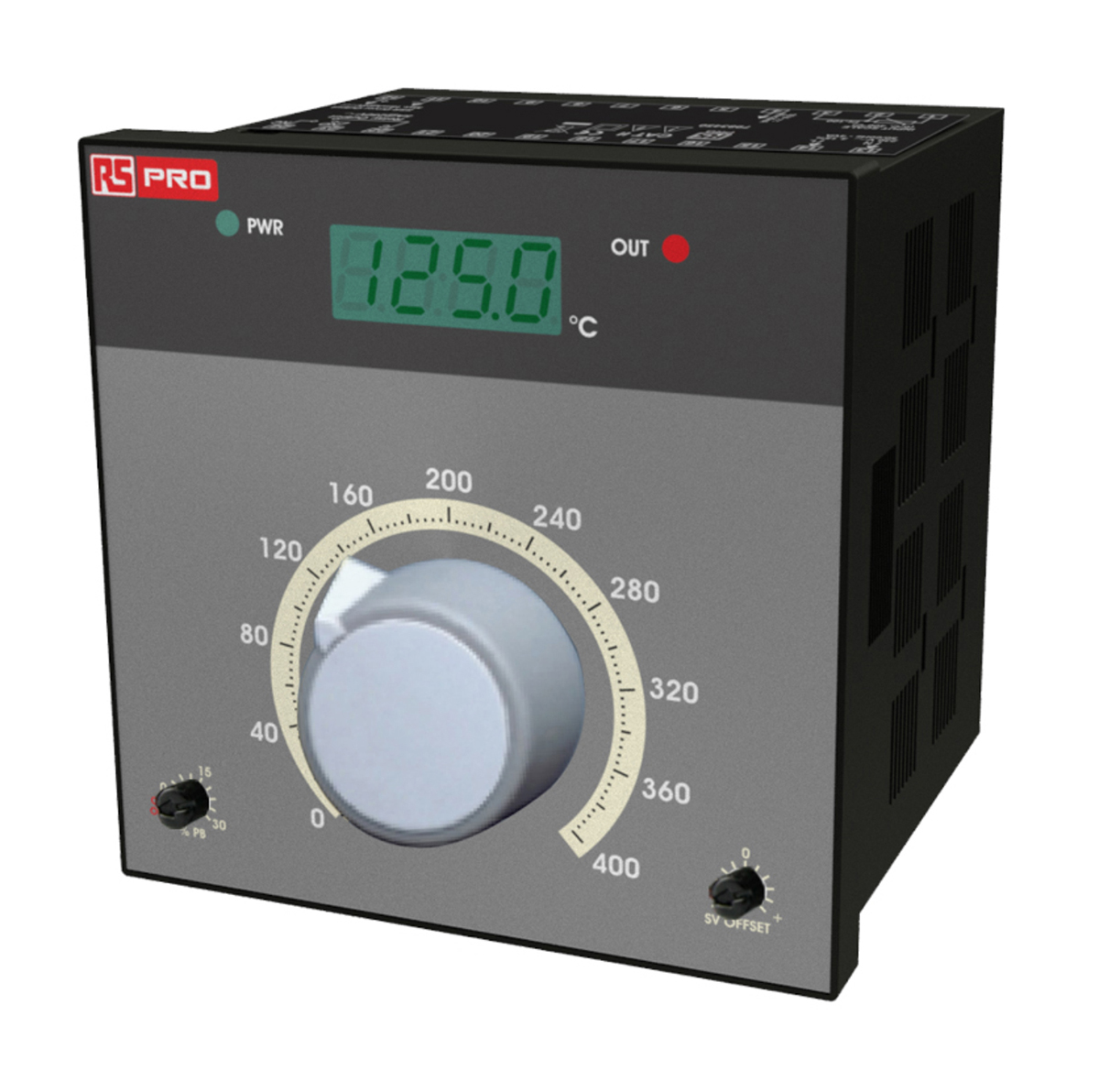 RS PRO PID Temperature Controller, 96 x 96mm 1 Input, 2 Output Relay, SSR, 230 V ac Supply Voltage