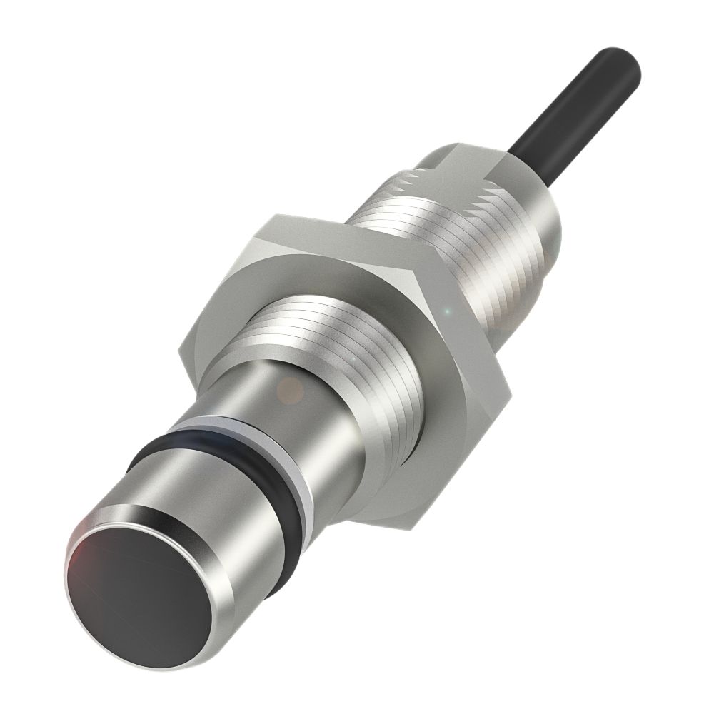 BALLUFF Inductive Threaded Barrel Proximity Sensor, M12, 1.5 mm Detection, PNP NO, 10 → 30 V dc