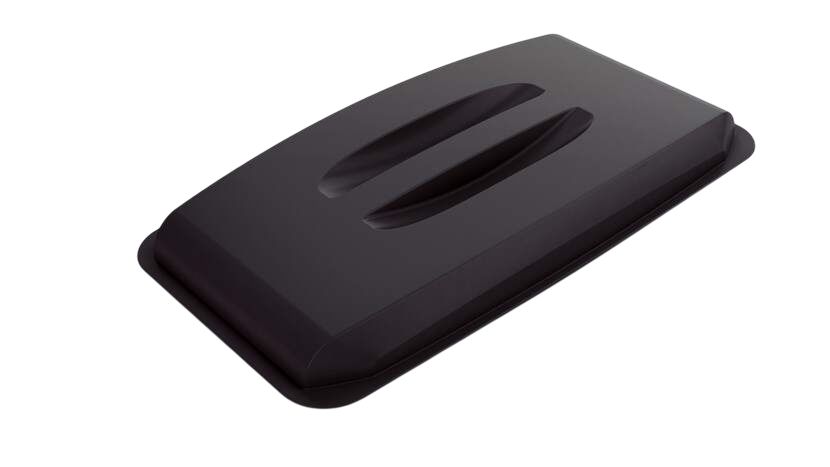 Durable Black Plastic Waste Bin Lid for DURABIN, 58mm