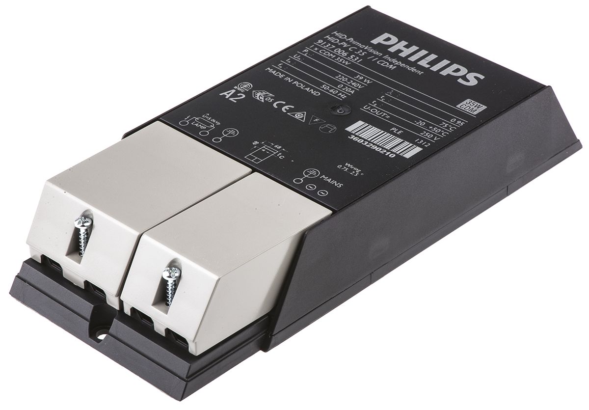Philips Lighting 35 W Electronic Ceramic Metal Halide Lighting Ballast, 220 → 240 V