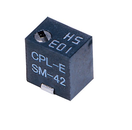SMD Trimmer Potentiometer 0.25W Top Adjust Nidec Components