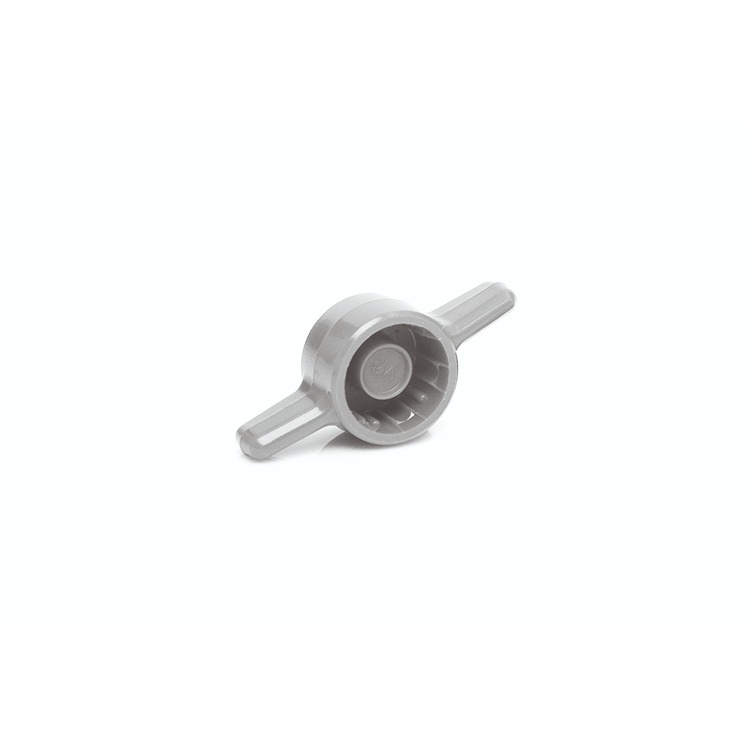 RS PRO Grey Acetal Thermoplastic Thumbscrew Clamping Knob, M6, Self-assembly
