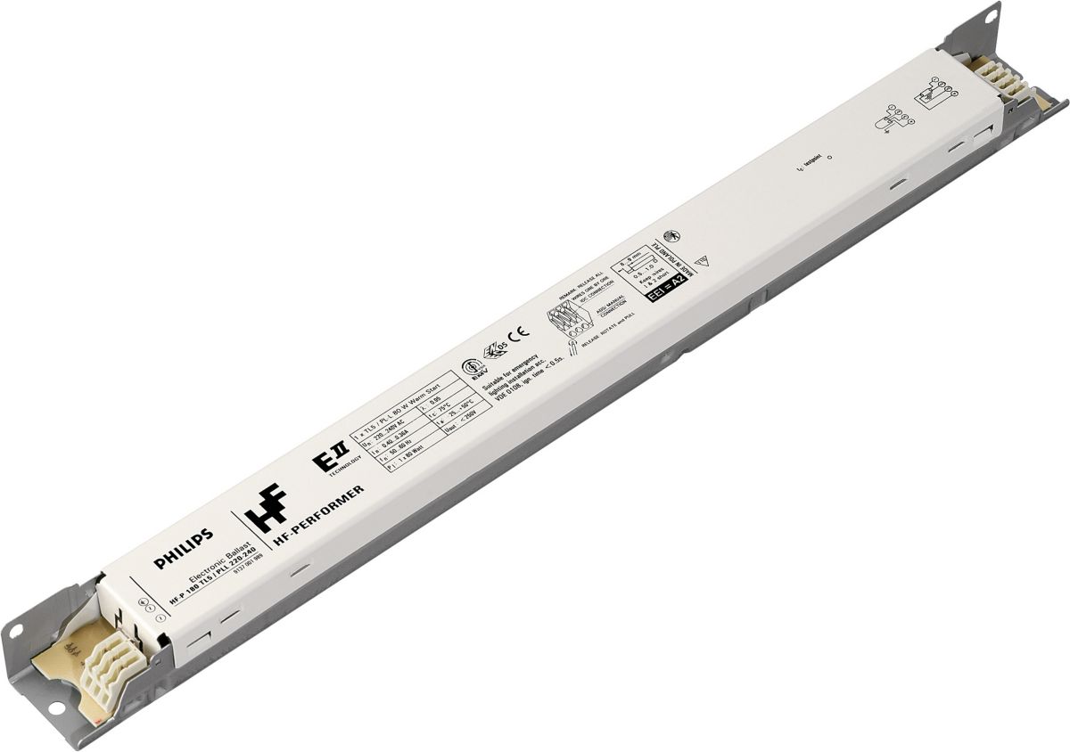 Philips Lighting 14/24 W Electronic Batten Lighting Ballast, 220 → 240 V