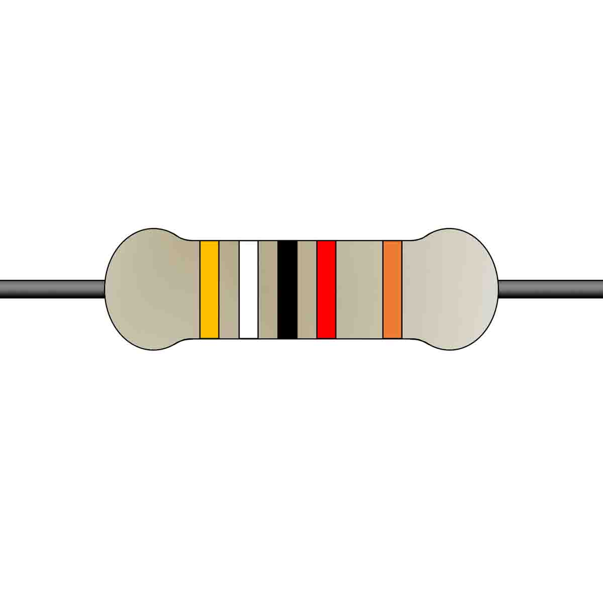 Yageo 39kΩ Metal Film Fixed Resistor 0.25W ±1% MFR-25FTE52-39K