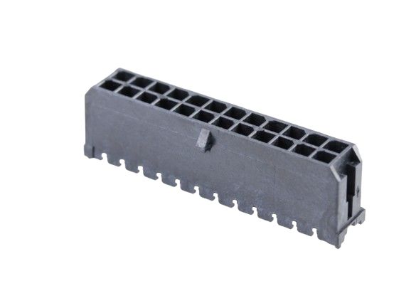 Molex Micro-Fit 3.0 Series Vertical Through Hole PCB Header, 24 Contact(s), 3 mm Pitch, 2 Row, Shrouded