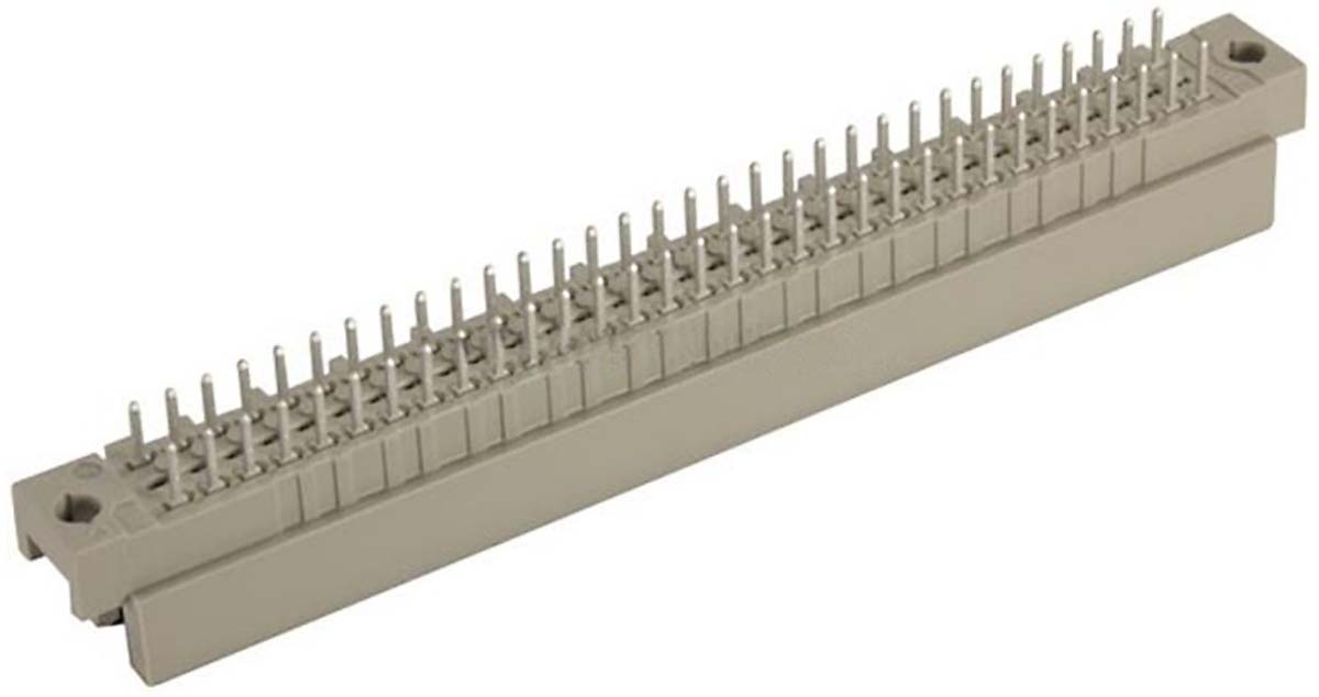 HARTING 09 73 64 Way 2.54mm Pitch, Type R, 3 Row, Straight DIN 41612 Connector, Plug