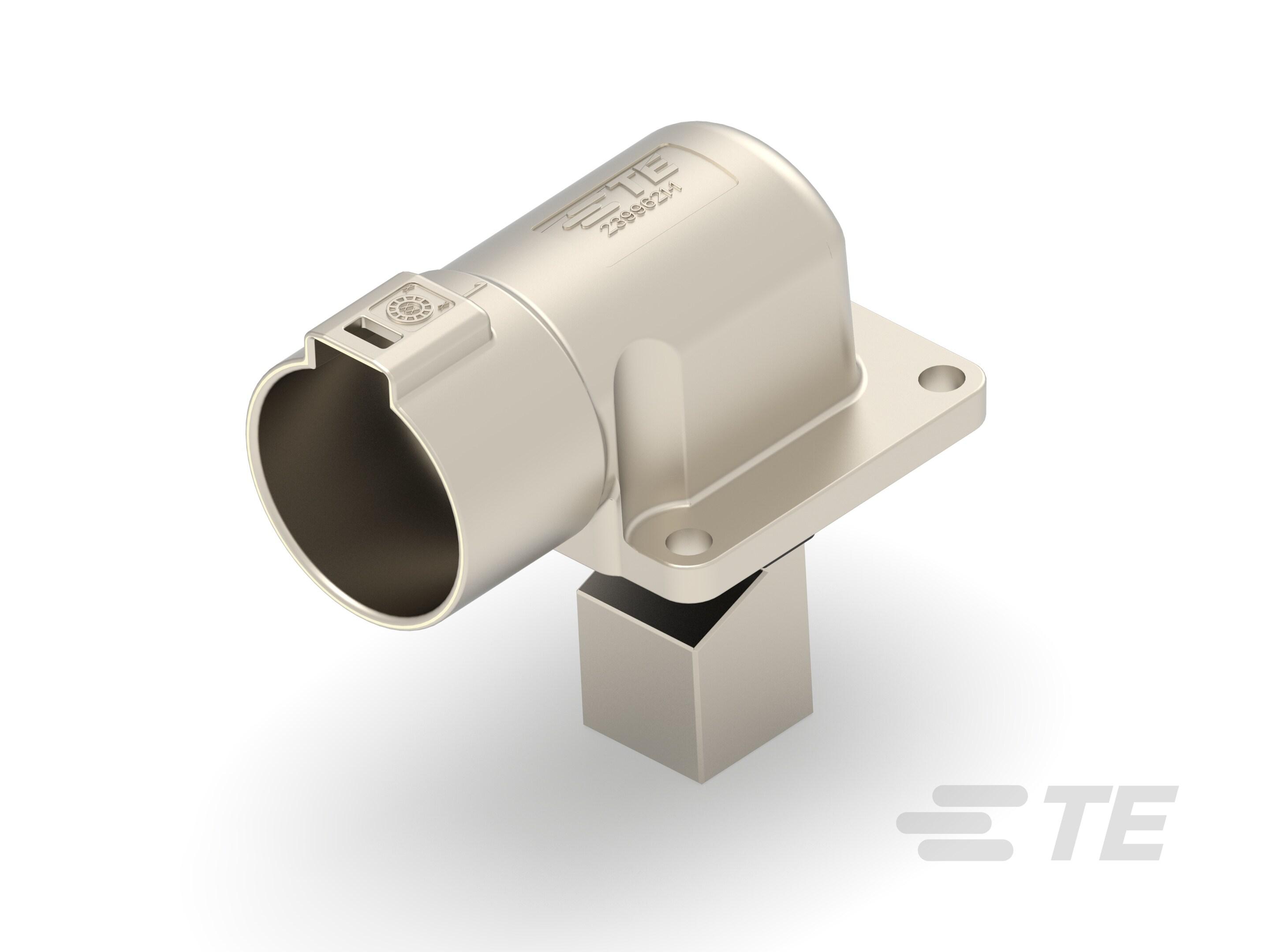 TE Connectivity PowerTube 1400 Series Right Angle Panel PCB Connector, 1 Contact(s), 47 mm Pitch, 1 Row, Shrouded