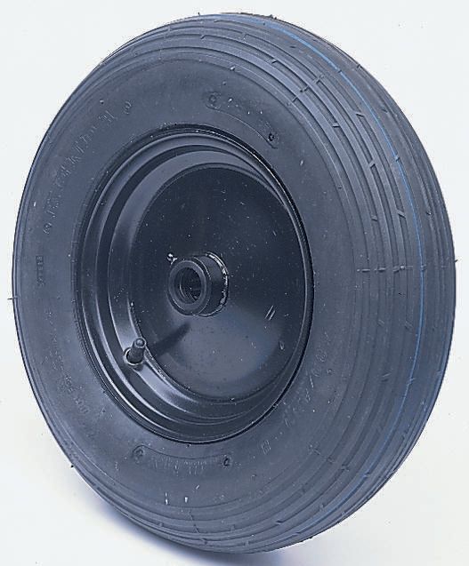 RS PRO Black Rubber Shock Absorbing Trolley Wheel, 305kg