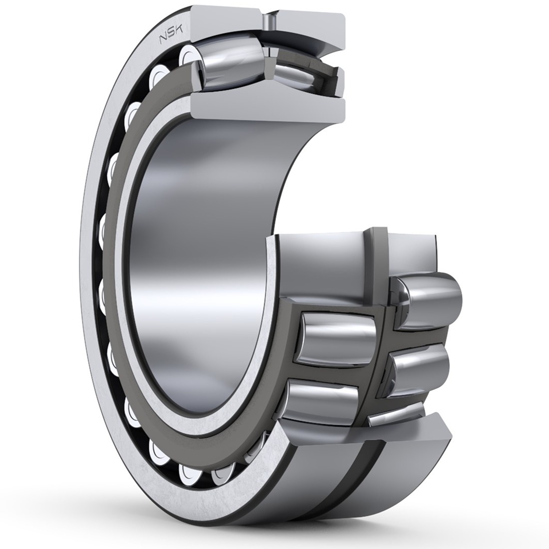 NSK 22206CE4 Straight 30 mm ID Spherical Roller Bearing, 62 mm OD