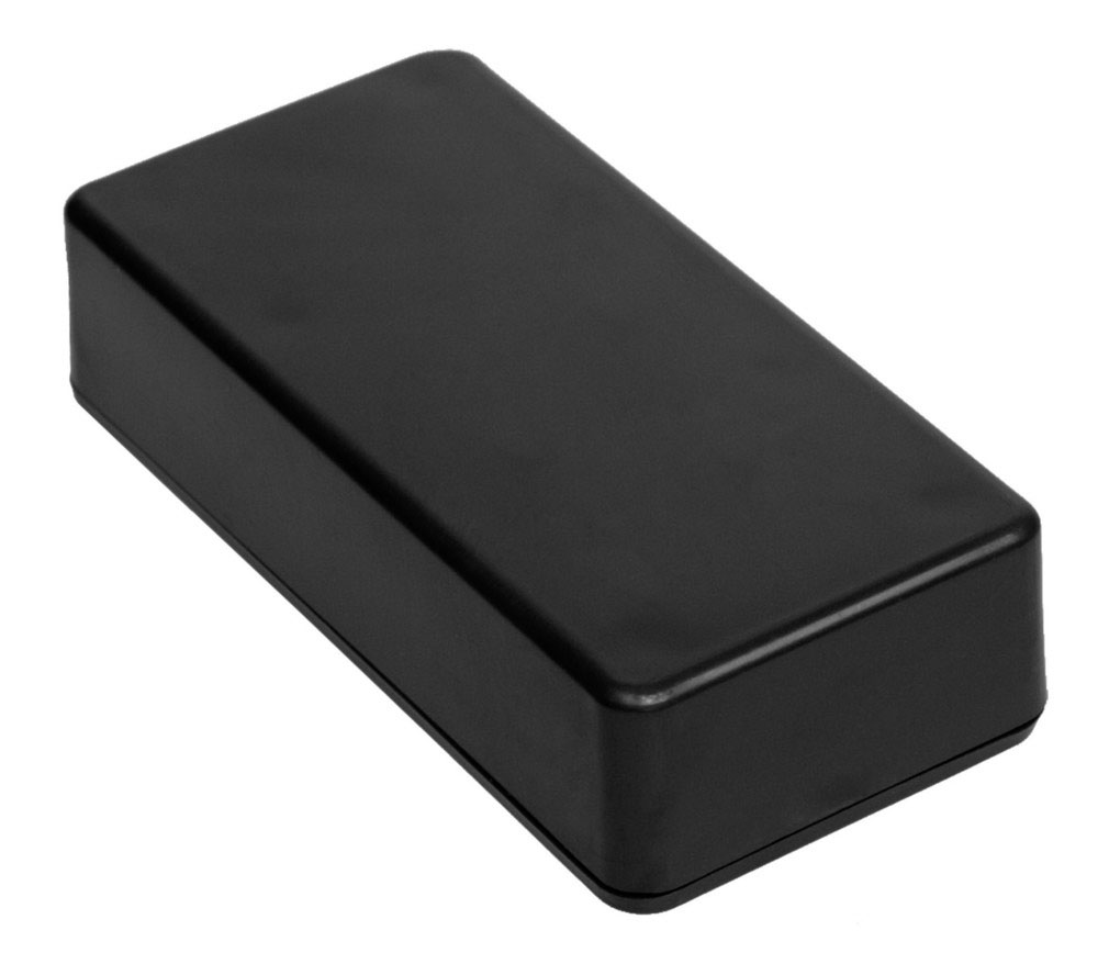 RS PRO Black ABS Enclosure, IP54, IK06, 95 x 45 x 23mm