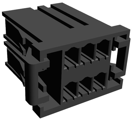 TE Connectivity, Dynamic 3000 Female Connector Housing, 3.81mm Pitch, 6 Way, 2 Row