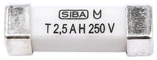 SIBA SMD Non Resettable Fuse 2.5A, 250V