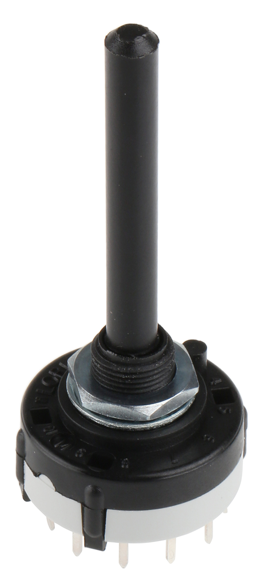 Lorlin, 12 Position SPST Rotary Switch, 150 mA @ 250 V ac, Through Hole