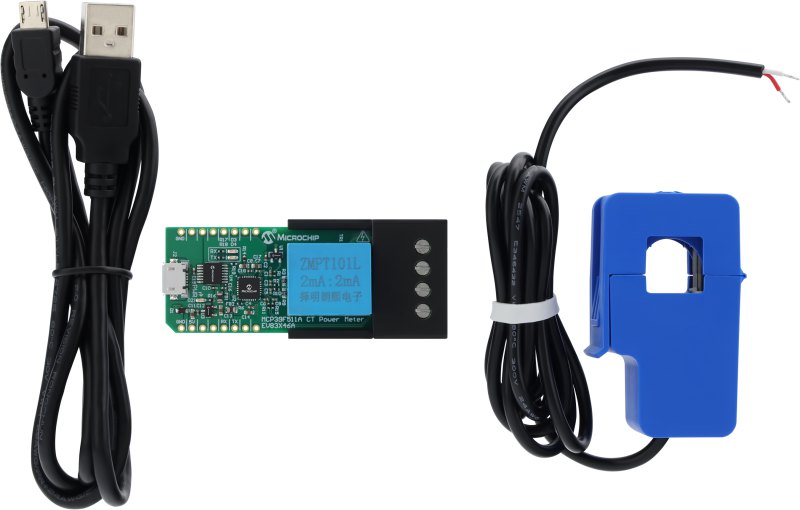 Microchip MCP39F511A Current Transformer Power Meter Evaluation Board for MCP39F511A for MCP39F511A