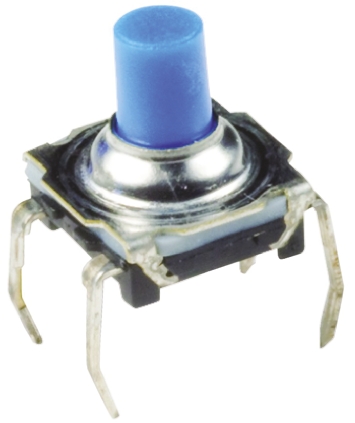 C & K IP60 Side, Top Tactile Switch, SPST 50 mA @ 32 V dc 6.2mm