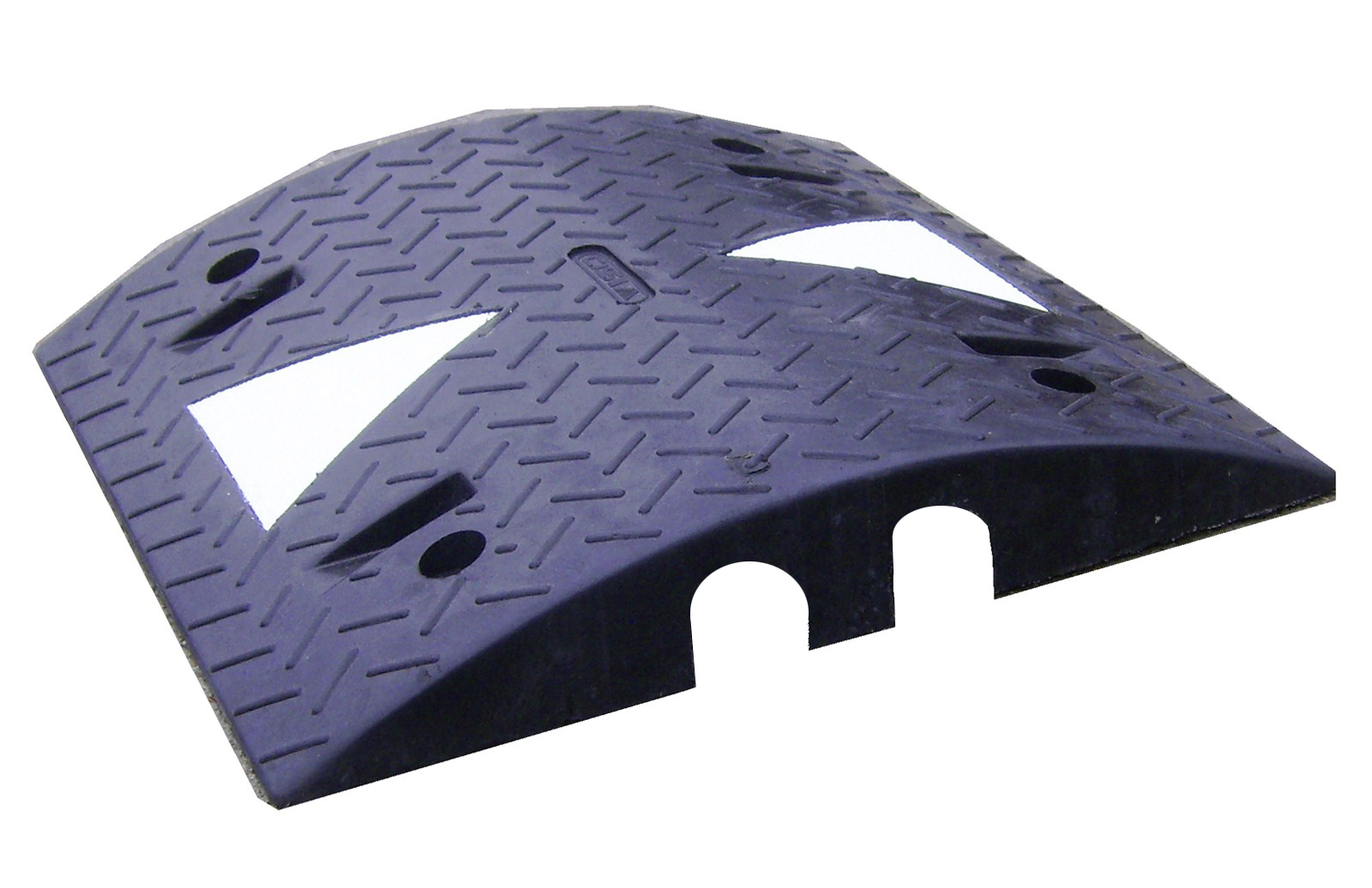 RS PRO 500mm Black/White Cable Cover in Rubber, 50mm Inside dia.