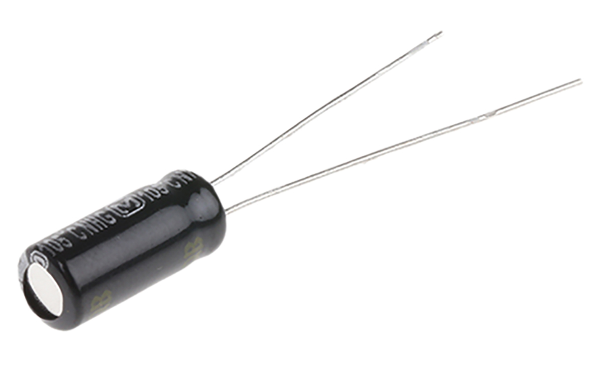 Panasonic 2.2μF Aluminium Electrolytic Capacitor 50V dc, Radial, Through Hole - ECA1HHG2R2