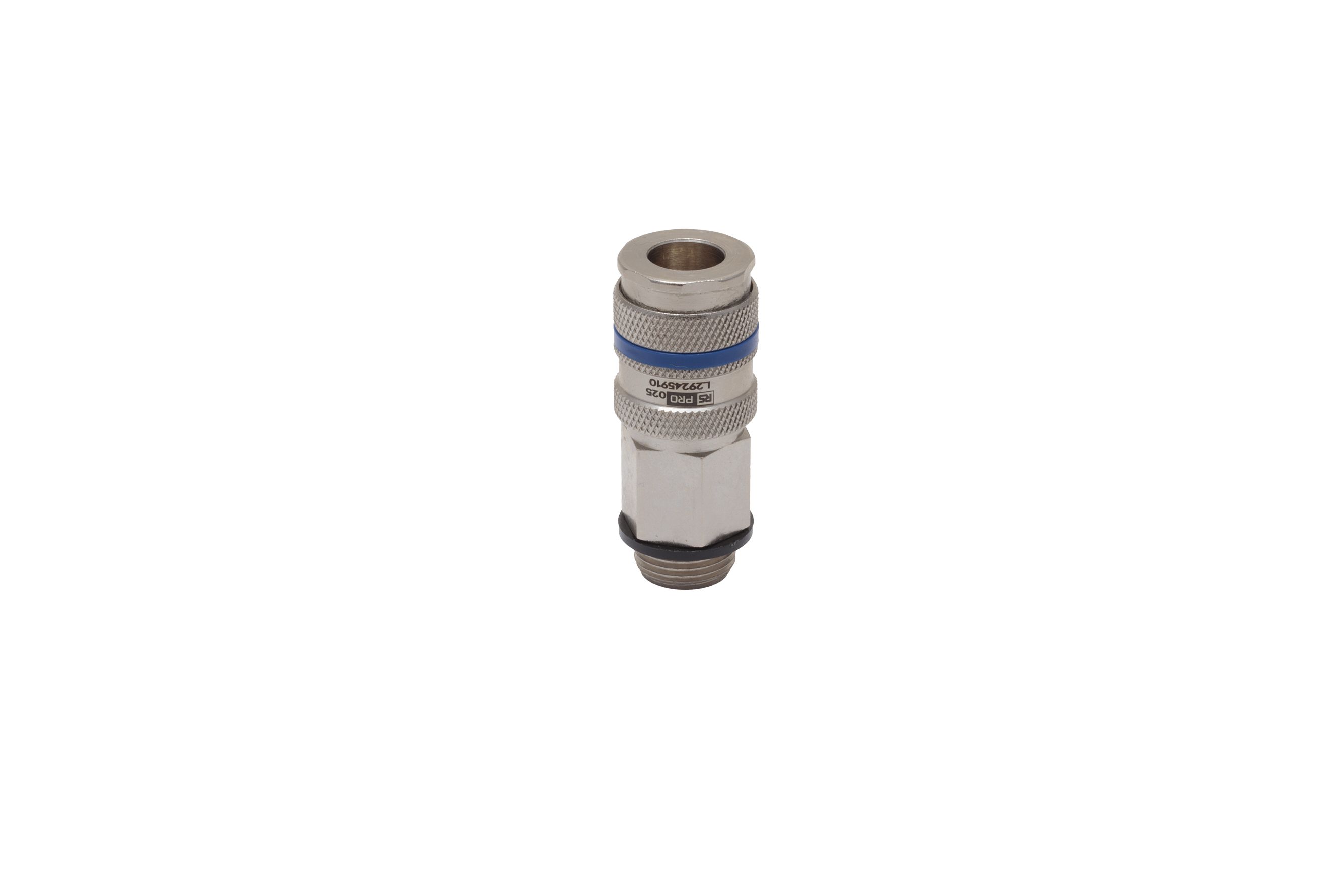 RS PRO Brass, Steel Female Pneumatic Quick Connect Coupling, M14 Male Threaded