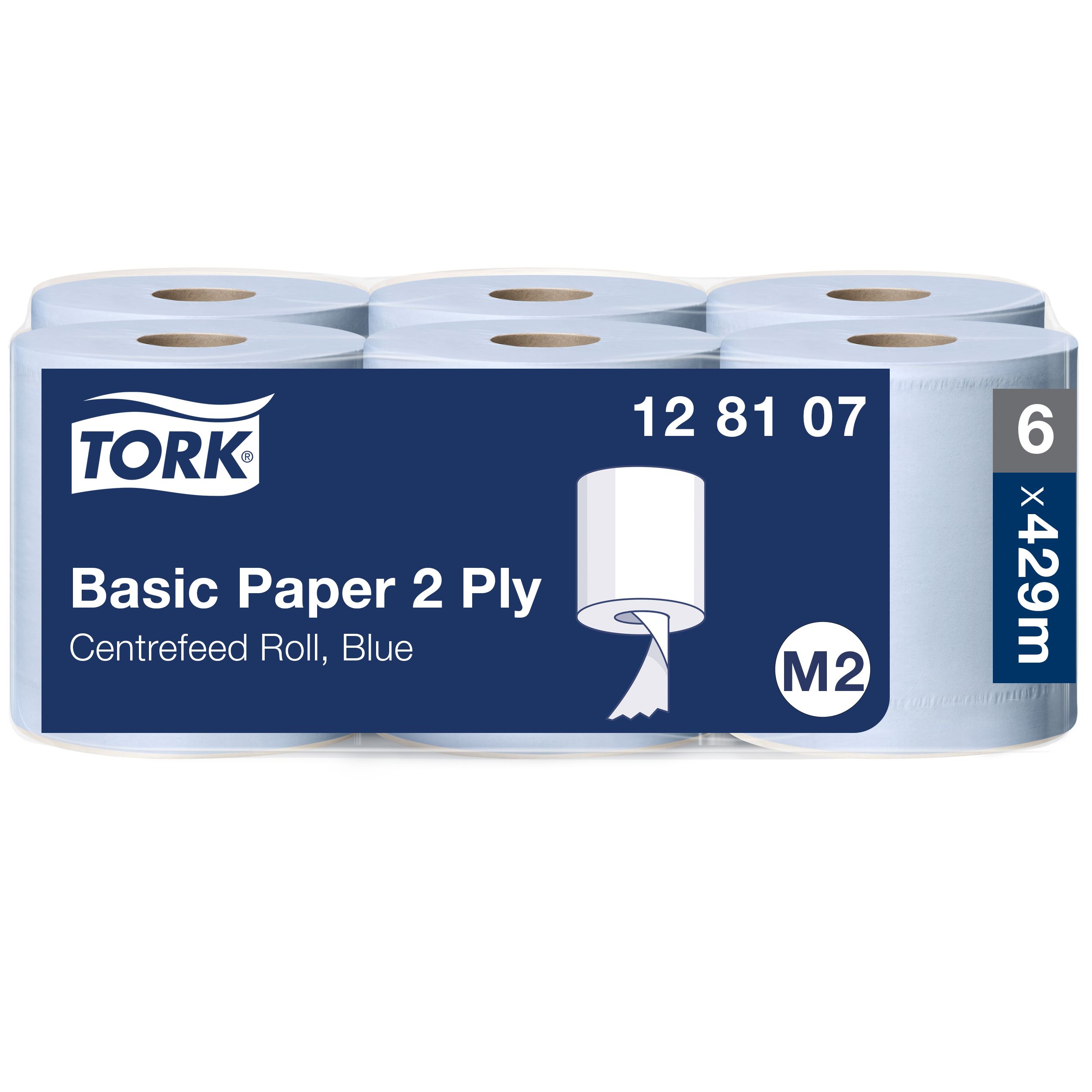 Tork Rolled Blue Paper Towel, 150 m x 194mm, 2-Ply, 429 Sheets