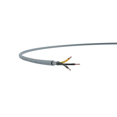 Lapp ÖLFLEX CLASSIC 115 CY Control Cable, 3 Cores, 1.5 mm² CSA 16 AWG, Screened, 100 m, Grey Polyvinyl Chloride Sheath