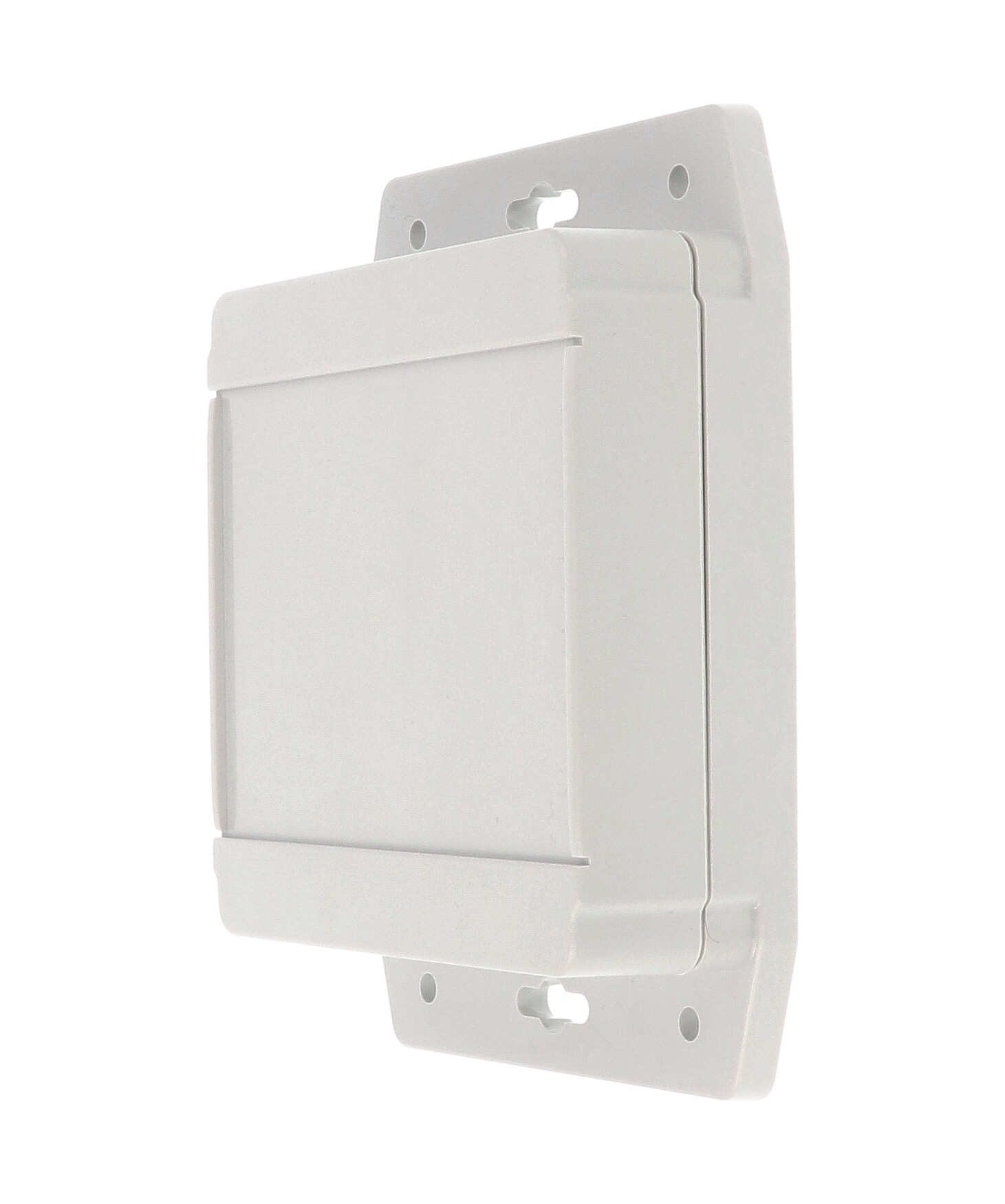 Hammond 1555F Series Grey ABS Enclosure, IP66, IP68, Flanged, Grey Lid, 105 x 105 x 37mm