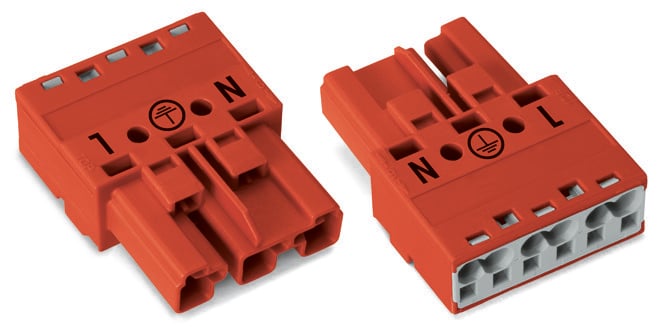 WAGO 770 Series Plug, 3-Pole, Cable Mount, 25A, IP20