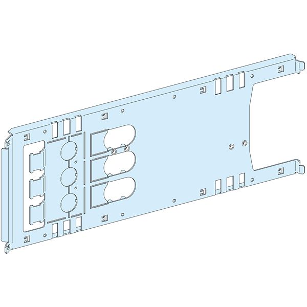 Schneider Electric PrismaSeT P Series Sheet Steel Mounting Plate for Use with PrismaSeT G enclosure, PrismaSeT P