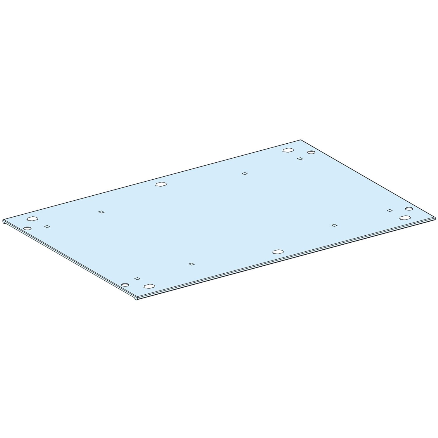 Schneider Electric PrismaSeT Series Sheet Steel Roof Plate for Use with PrismaSeT P Enclosure, 400 x 300mm
