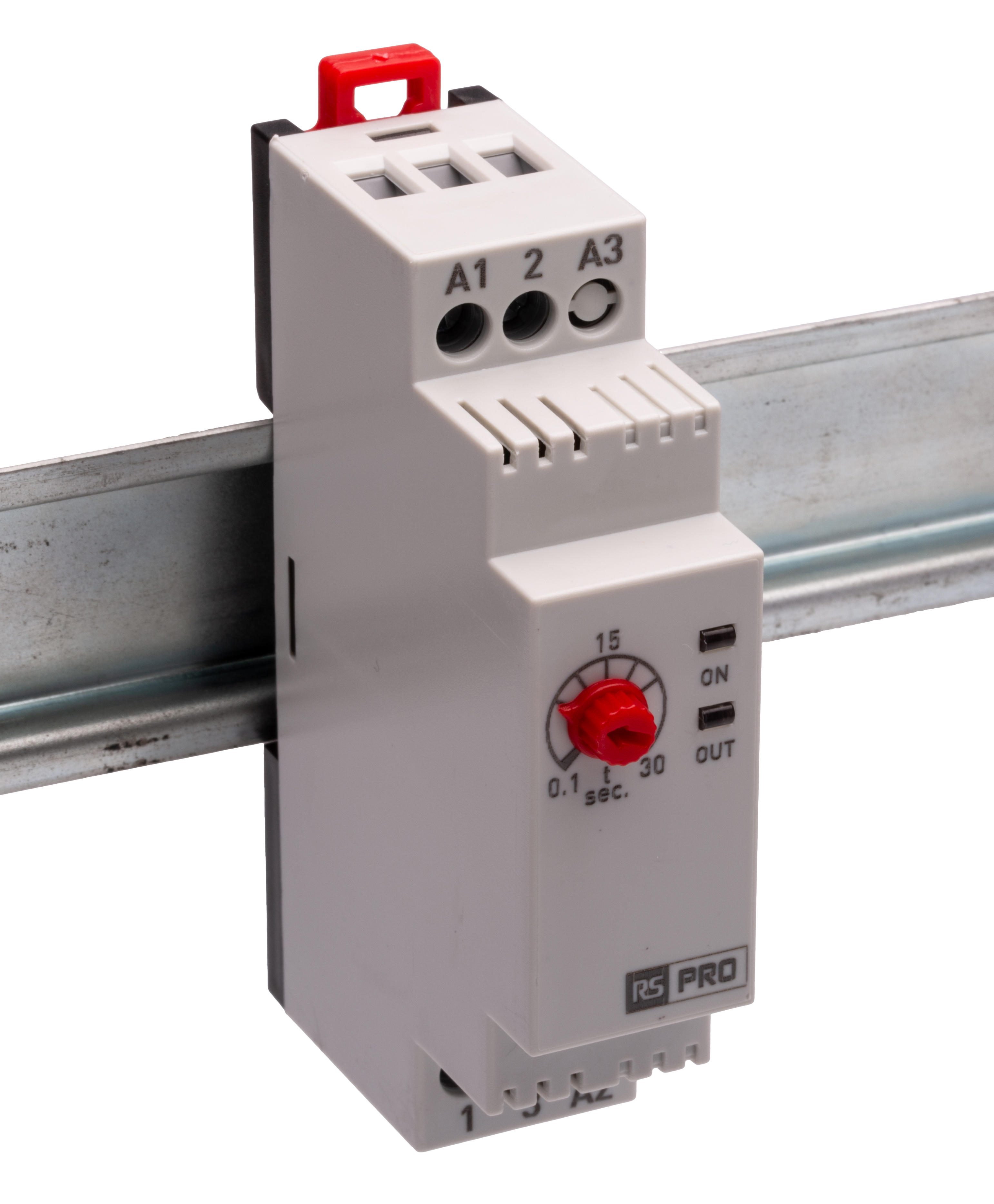 RS PRO DIN Rail Mount Timer Relay, 230V ac, 3-Contact, 0.1 → 30s, 1-Function, SPDT