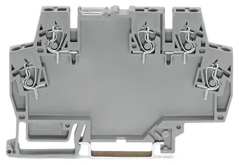 WAGO 859-110 859 Series Grey, 2.5mm², Cage Clamp Termination