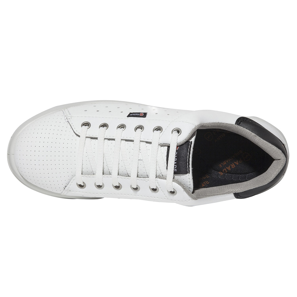 Parade Joppa Unisex Black, White Stainless Steel Toe Capped Safety Trainers, UK 6, EU 39