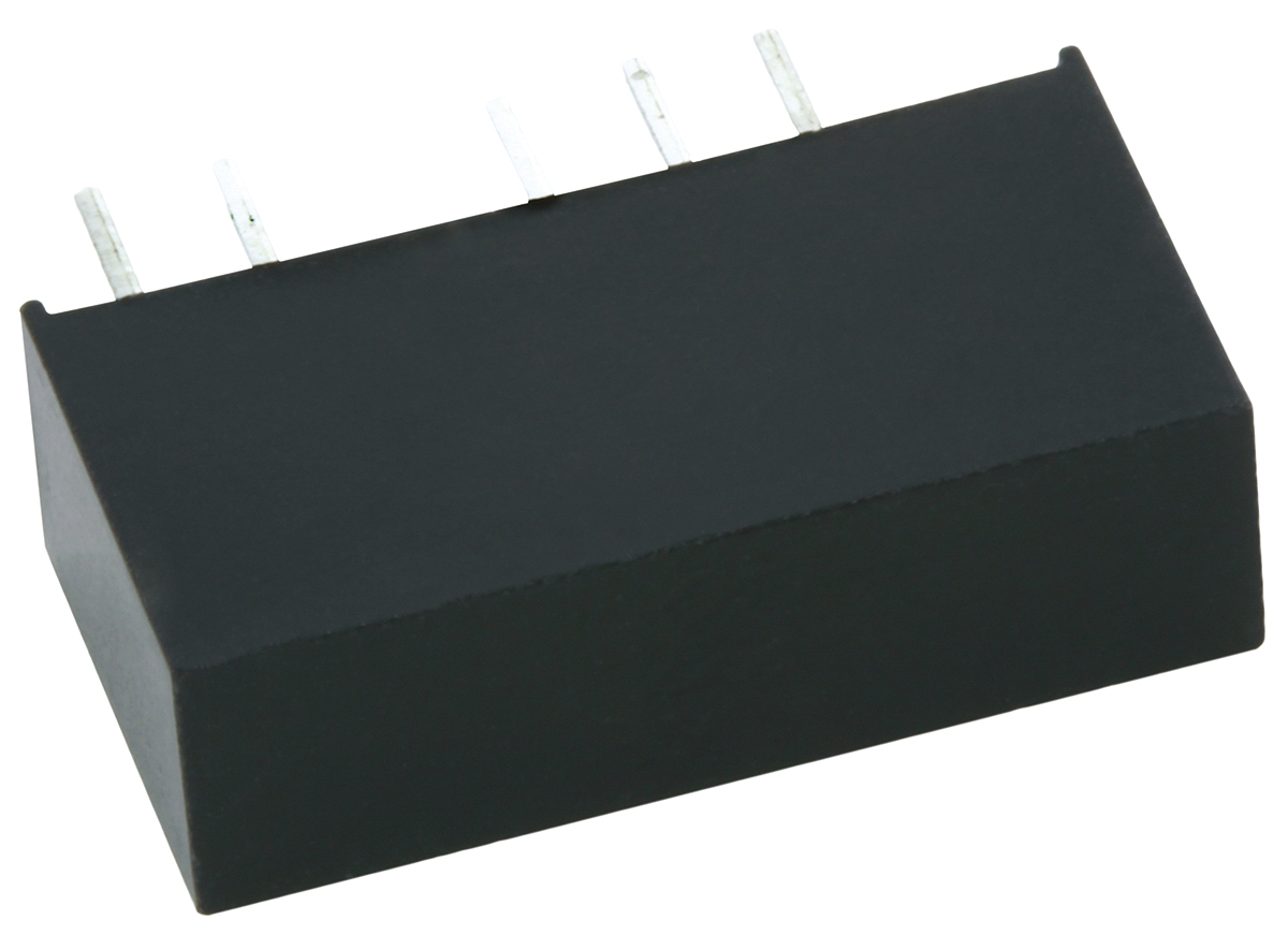 Recom RB DC-DC Converter, ±9V dc/ ±56mA Output, 4.5 → 5.5 V dc Input, 1W, Through Hole, +85°C Max Temp -40°C Min