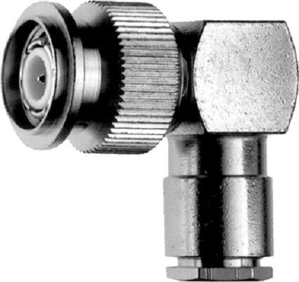 Telegartner, Plug Cable Mount TNC Connector, 50Ω, Clamp Termination, Right Angle Body