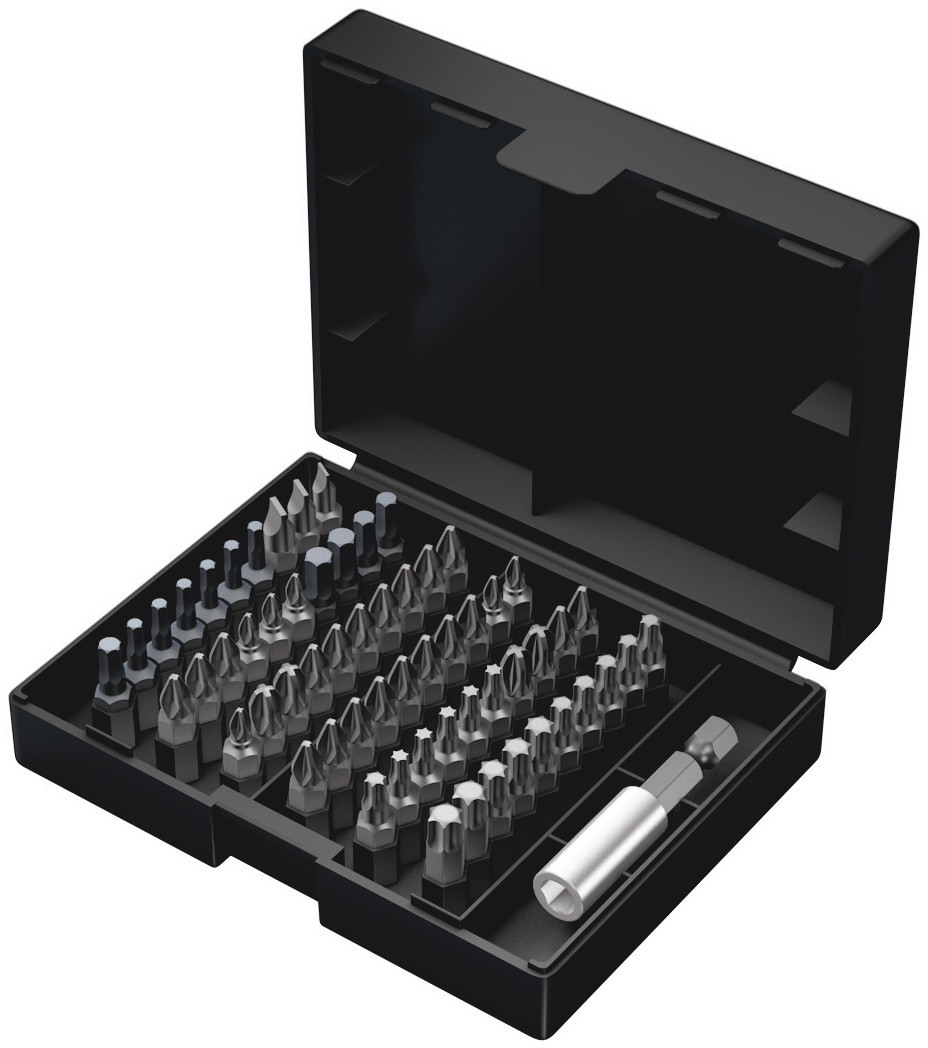 Wera Impact Bit Set 61 Pieces, Hexagon, Phillips, Pozidriv, Slotted, Torx