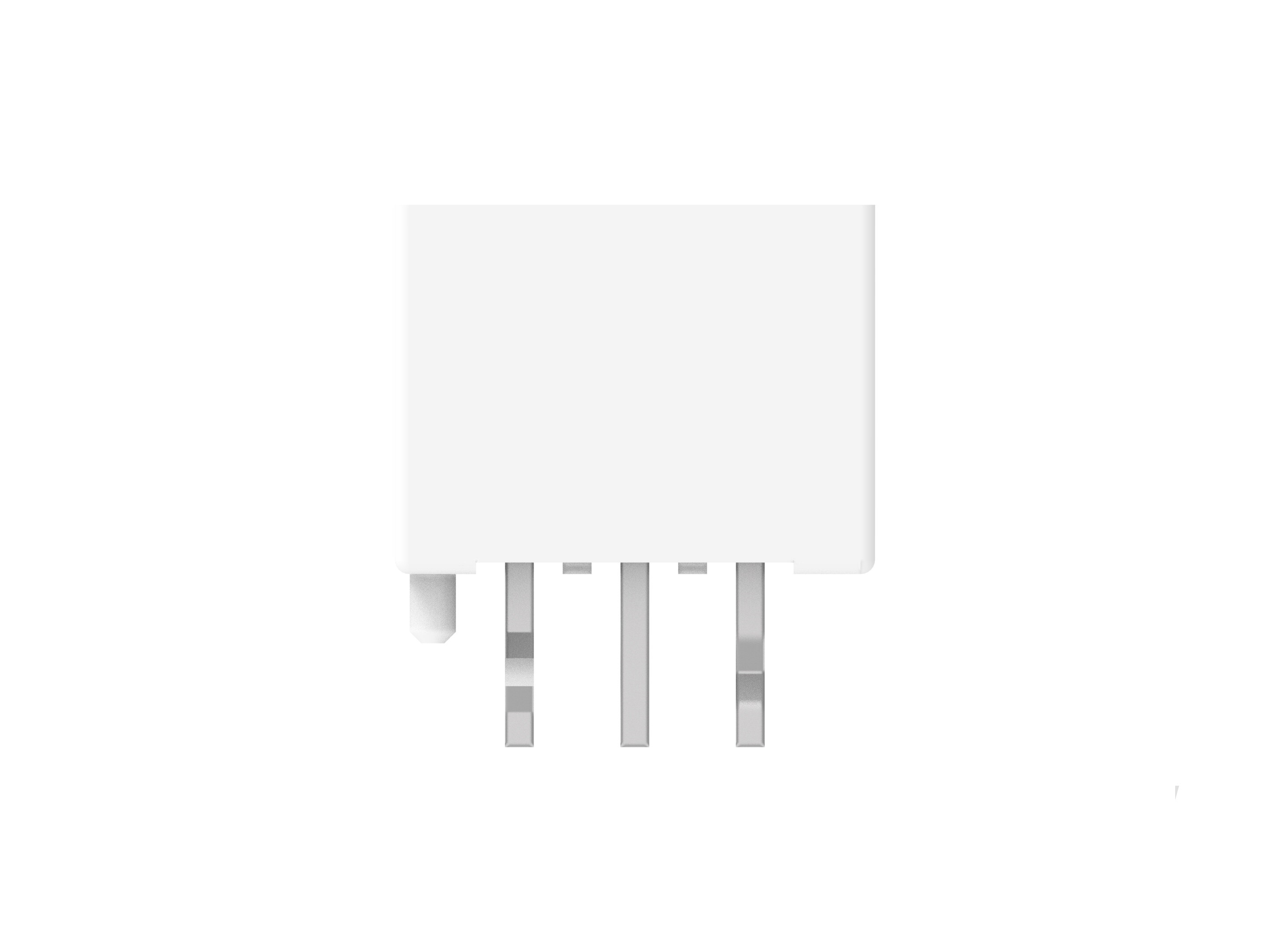 TE Connectivity GRACE INERTIA 2.0 Series Vertical Board PCB Header, 3 Contact(s), 2 mm Pitch, 1 Row, Shrouded