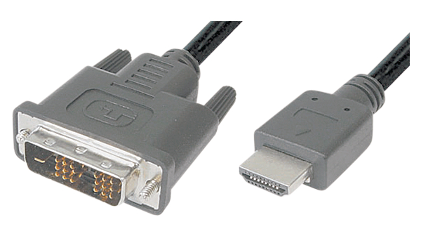 Goobay, 1m Male HDMI to Male DVI-D 1920 x 1080