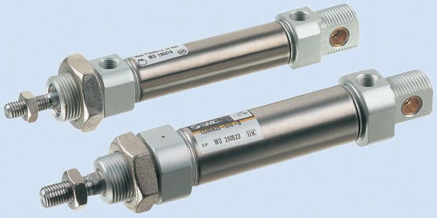 SMC 160 mm Pneumatic Piston Rod Cylinder - C85N Series, Double Acting Acting