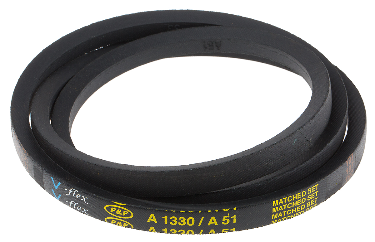 RS PRO Drive Belt, belt section A, 1300mm Length