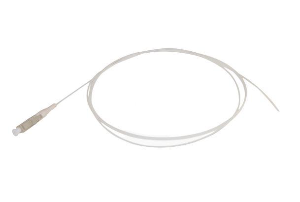 HellermannTyton Connectivity LC to SC Tight Buffer OM3 Multi Mode OM3 Fibre Optic Cable, 900μm, White, 1m