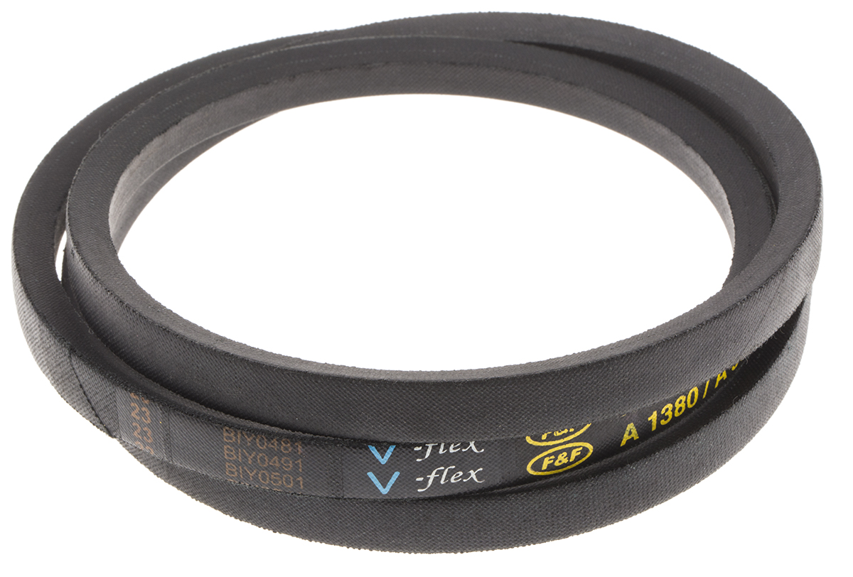 RS PRO Drive Belt, belt section A, 1350mm Length
