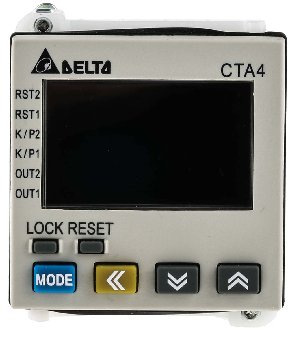 Delta Electronics Counter, Timer, 6 Digit LCD, 10kHz, 100 → 250 V