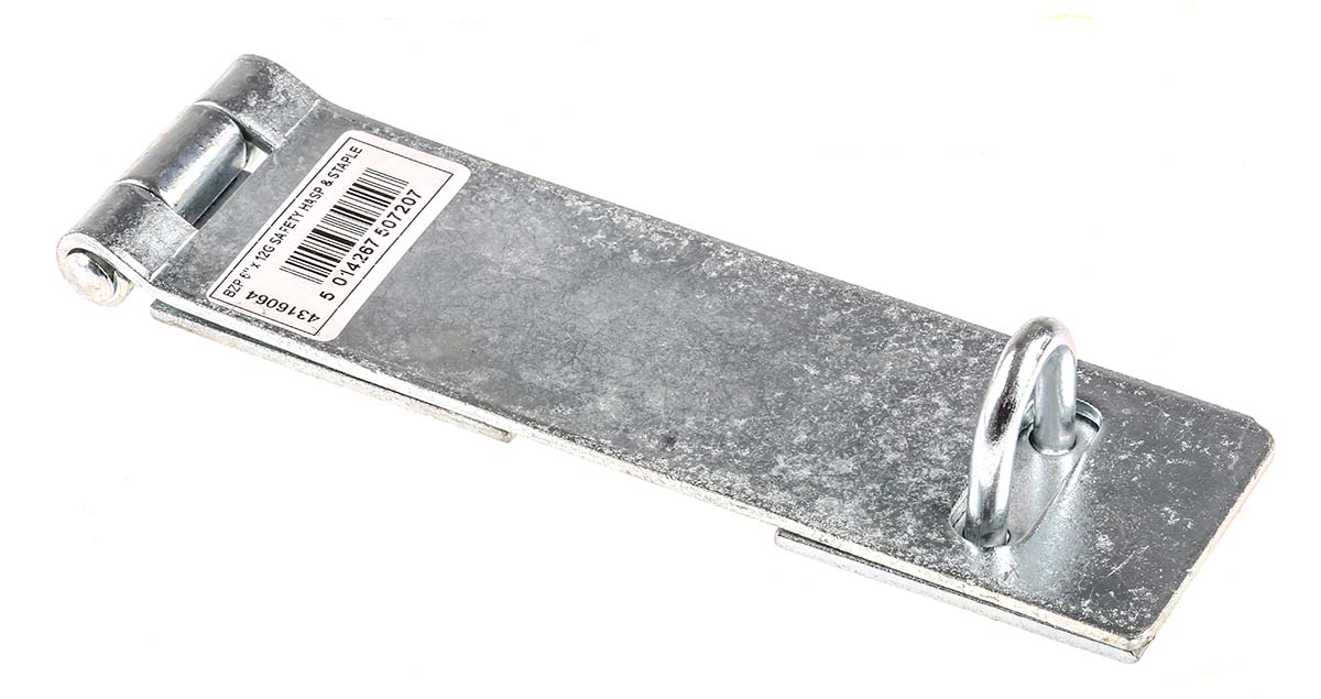 RS PRO Steel Zinc Hasp & Staple