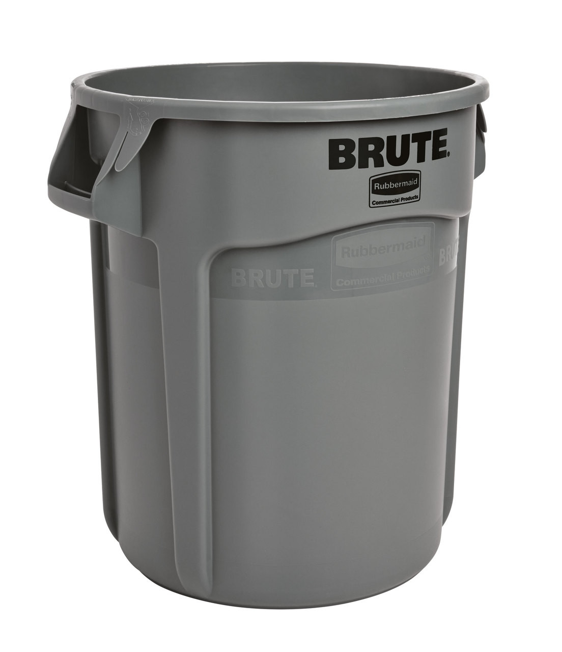Rubbermaid Commercial Products Brute Vented 10gal Grey Polypropylene Waste Bin