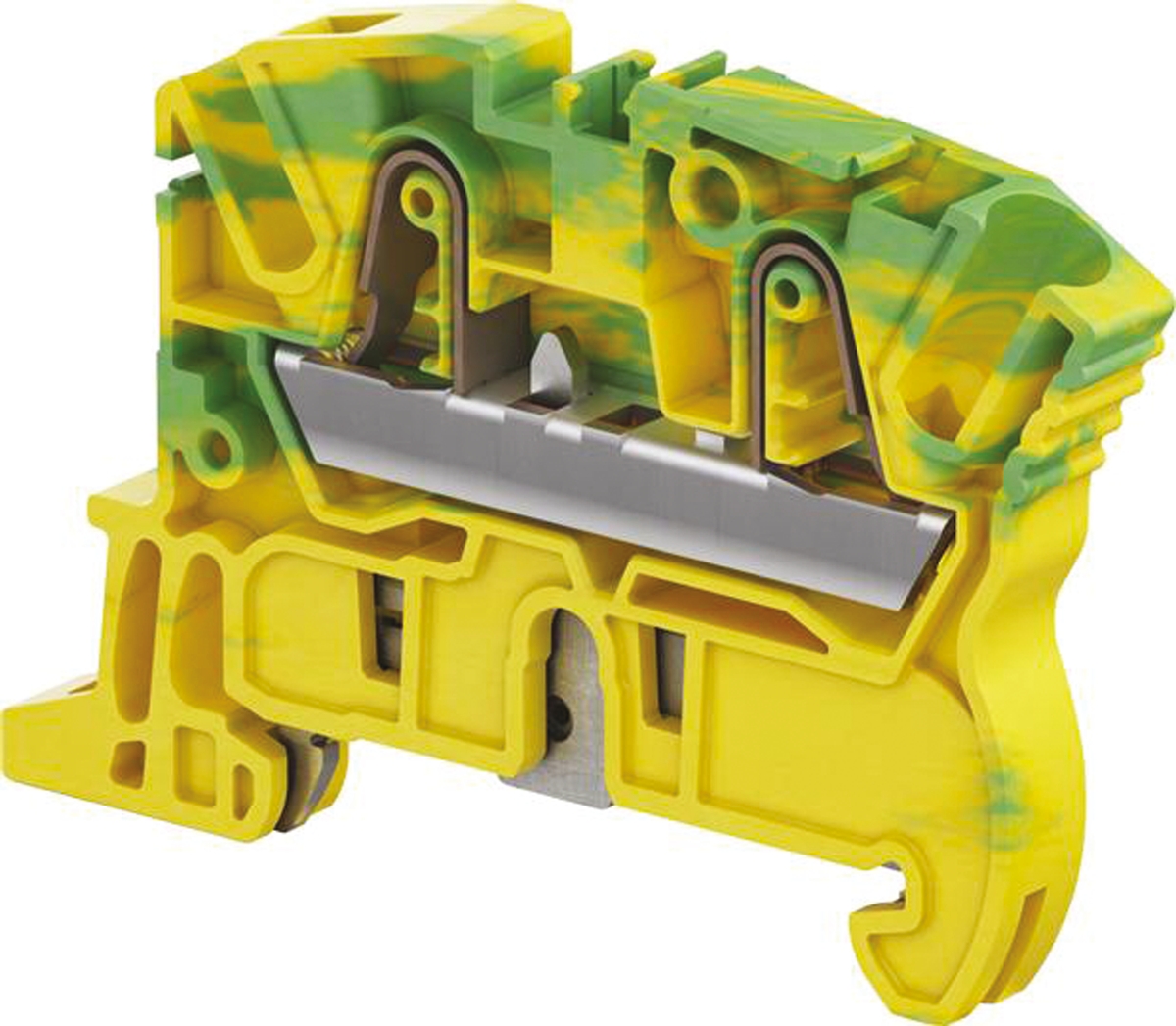 Entrelec1SNK706150R0000 ZK4 Series Standard Din Rail Terminal, 4mm², Single-Level, Spring Clamp Termination